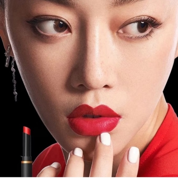 Mac Cosmetics Powder Kiss Velvet Blur Slim Stick Lipstick | Ruby New | Brand New - Picture 8 of 9